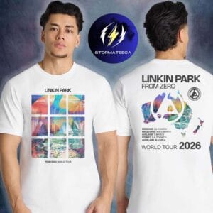 Linkin Park From Zero World Tour Australia Time Date Event Two Sided Unisex T-Shirt