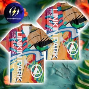 Linkin Park From Zero World Tour Melbourne Australia 2026 Night 1 Gig Poster At Rod Laver Arena On March 8 2026 Summer Hawaiian Shirt