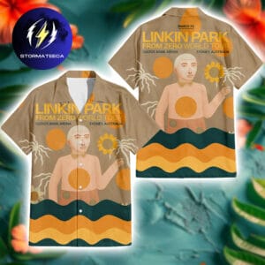 Linkin Park From Zero World Tour Sydney Australia 2026 Night 1 Gig Poster At Qudos Bank Arena On March 14 2026 Summer Hawaiian Shirt