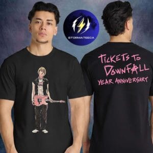 MGK Merch Lost Americana Tour European Tickets To Down Fall Year Anniversary Two Sided Unisex T-Shirt