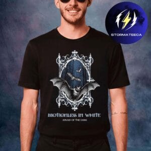 Motionless In White Merch Afraid Of The Dark Collection Bat Unisex T-Shirt