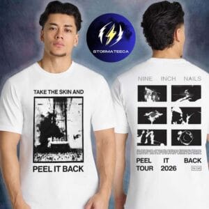 Nine Inch Nails Merch Peel It Back Tour 2026 Take The Skin And Two Sided Unisex T-Shirt