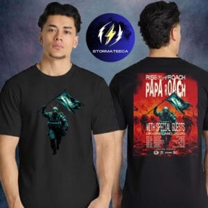 Papa Roach Rise Of The Roach Tour UK Ireland 2026 Schedule Two Sided Unisex T-Shirt
