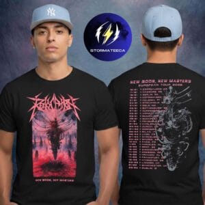 Revocation Merch European Tour 2026 New Gods New Masters Two Sided Unisex T-Shirt