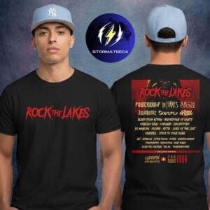 Rock The Lakes Lineup Poster On August 14 15 16 2026 Two Sided Unisex T-Shirt