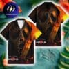 Scream 7 Movie Knife In The Flames Summer Hawaiian Shirt