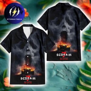 Scream 7 Movie Ghost Screen Best Give For Fan Summer Hawaiian Shirt