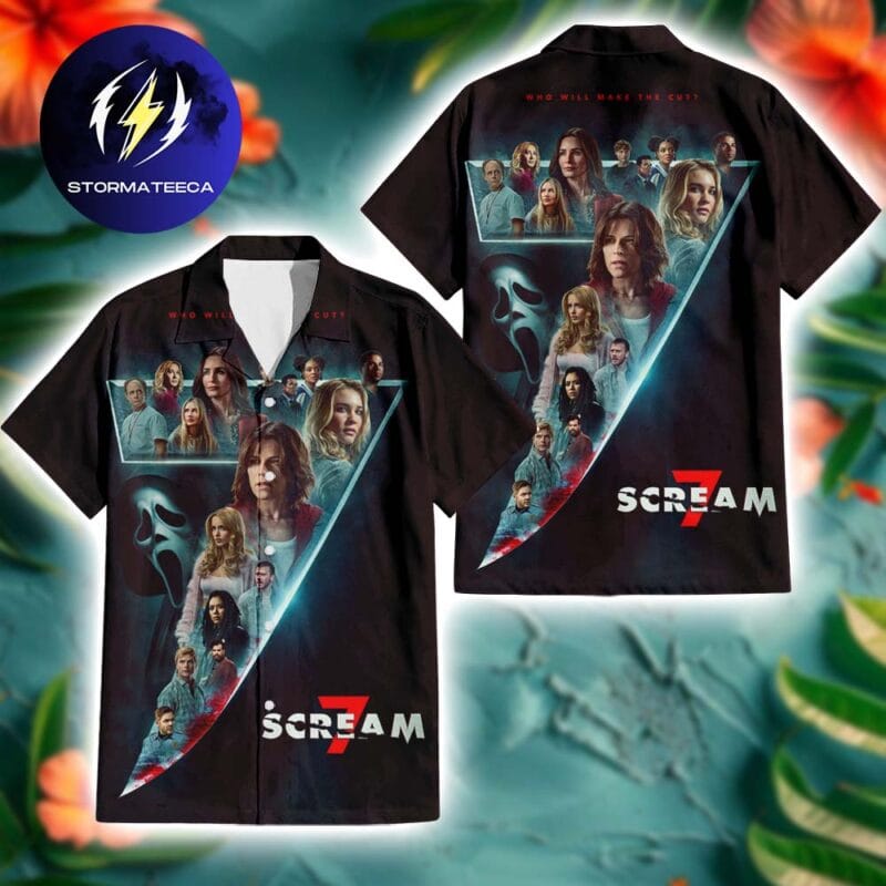 Scream 7 Movie Who Will Make The Cut Summer Hawaiian Shirt
