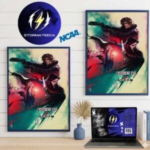Scream 7 x Resident Evil Requiem Ghostface Leon Collab Home Decor Poster Canvas