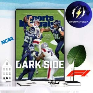 Seattle Seahawks Sports Illustrated Dark Side Super Bowl LX Championship Commemorative Issue Home Decor Poster Canvas