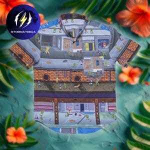 Teenage Mutant Ninja Turtles Button Mashers RSVLTS Collection Summer Hawaiian Shirt