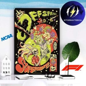 The Offspring Supercharged Tour 2026 At Sioux City In Iowa On February 7 2026 Home Decor Poster Canvas