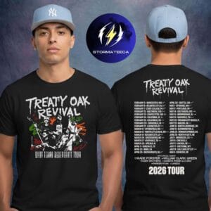 Treaty Oak Revival West Texas Degenerate 2026 Tour Two Sided Unisex T-Shirt