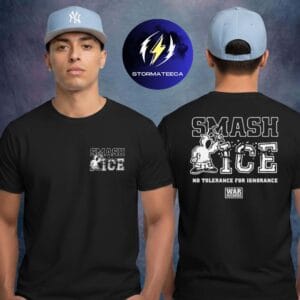 WAR Records Merch Smash ICE No Tolerance For Ignorance Two Sided Unisex T-Shirt
