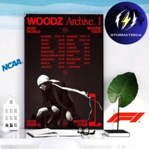 Woodz 2026 World Tour Archive 1 Schedule Home Decor Poster Canvas