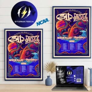 311 Band The So Glad You Made It Tour 2026 With Dirty Heads Schedule Home Decor Poster Canvas
