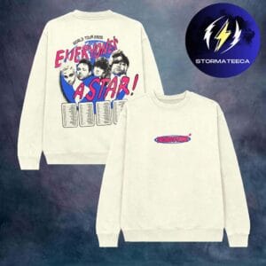 5 Seconds Of Summer 5SOS Merch World Tour 2026 Everyone A Star Logo Two Sided Unisex Sweater Shirt