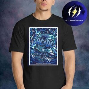 AC DC Argentina Poster Event PWR Up World Tour 2026 At Estadio River Plate In Buenos Aires Argentina On 23 27 31 March 2026 Unisex T-Shirt