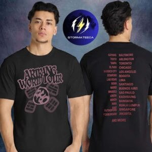 BTS Merch Arirang World Tour 2026 City Dates Two Sided Unisex T-Shirt