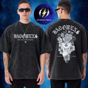 Bad Omens Do You Feel Love North American Tour 2026 Flower Lady Two Sided Washed T-Shirt