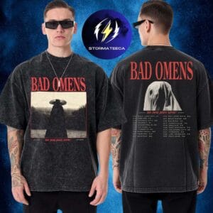 Bad Omens Do You Feel Love North American Tour 2026 Shadow Tour Dates Two Sided Washed T-Shirt