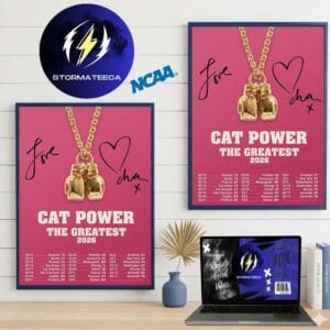 Cat Power Exclusive Poster The Greatest Tour 2026 City Date Home Decor Poster Canvas