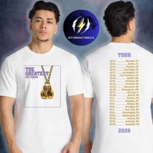 Cat Power The Greatest Tour 2026 Merch Album Logo Time Date Two Sided Unisex T-Shirt