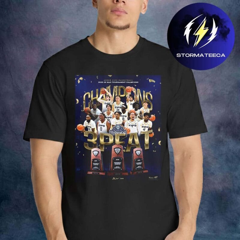 Celebrates Akron Zips MAC Basketball Tournament Champions 2026 Unisex T Shirt
