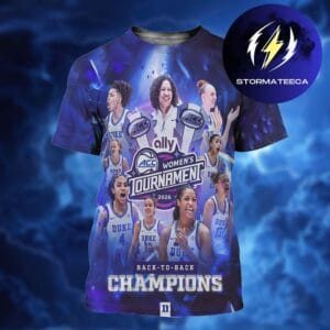 Celebrates Duke Blue Devils Are ACC Women’s Basketball Tournament Champions 2026 All Over Print Shirt