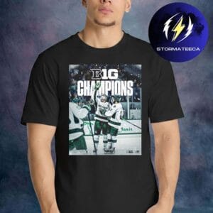 Celebrates Michigan State Hockey Big Ten Champions 2026 Unisex T-Shirt