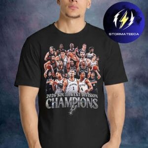 Celebrates San Antonio Spurs Are The 2026 Southwest Division Champions NBA Unisex T-Shirt