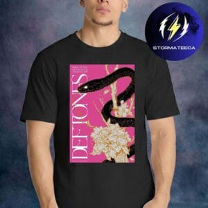 Deftones x Mercadorama Official Event Poster At Palacio De Los Deportes In Mexico City Mexico On March 29 2026 Unisex T-Shirt