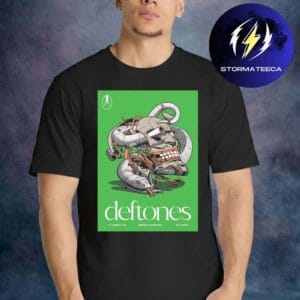 Deftones x Mercadorama Official Event Poster At Parque Fundidora In Monterrey Mexico On March 27 2026 Unisex T-Shirt