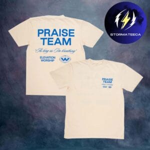 Elevation Worship Merch Elevation Nights Tour 2026 Ivory Praise Team Two Sided Unisex T-Shirt