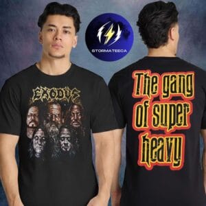 Exodus Merch Hate Machine European Tour 2026 Photo Band Two Sided Unisex T-Shirt