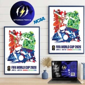 Fifa World Cup 2026 Official Tournament Home Decor Poster Canvas