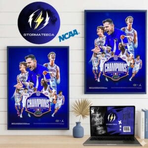Florida Gators Men’s Basketball Is A Southeastern Conference Champions 2026 SEC Home Decor Poster Canvas