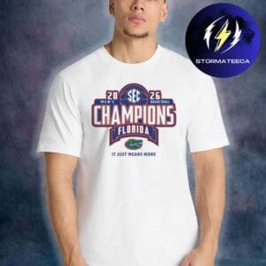 Florida Gators Merch 2026 SEC Men’s Basketball Regular Season Champions Unisex T-Shirt