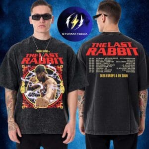 Freddie Gibbs Merch The Last Rabbit EU & UK Tour 2026 Event Photo Two Sided Washed T-Shirt
