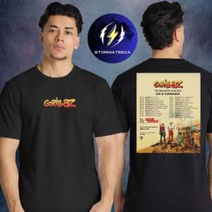 Gorillaz The Mountain US Canada Tour 2026 City Date Two Sided Unisex T-Shirt
