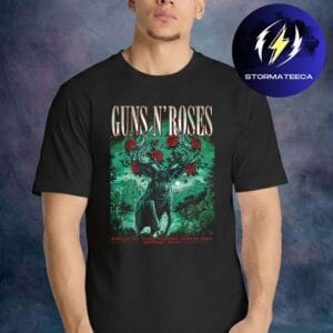 Guns N Roses Event Poster Tecate Pal Norte Festival In Monterrey Mexico On March 28 2026 Unisex T-Shirt