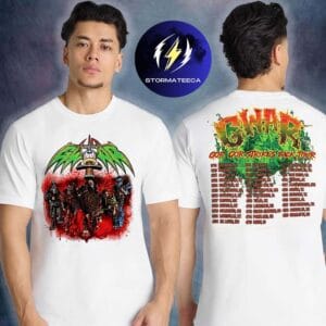 Gwar Merch Gor Gor Strikes Back Tour 2026 Bloodbath Splatter Tour Dates Two Sided Unisex T-Shirt