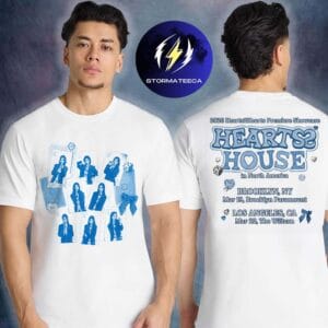 Hearts2Hearts Exclusive Tee 2026 Premiere Showcase Hearts 2 House In North America Two Sided Unisex T-Shirt