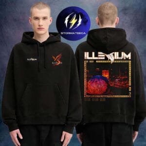 Illenium Sphere Merch Logo Stadium Picture Two Sided Unisex Hoodie Shirt