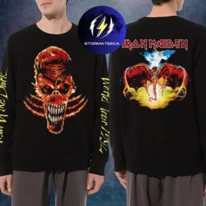 Iron Maiden Merch IM50 Fear Of The Dark Unisex Long Sleeve Shirt