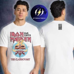 Iron Maiden Merch IM50 The Clairvoyant Two Sided Unisex T-Shirt