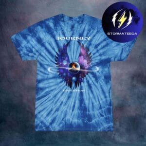 Journey Merch Final Frontier Tour 2026 An Evening With Journey Evolution Tie Dye Shirt