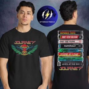 Journey Merch Final Frontier Tour 2026 An Evening With Journey Graphic Two Sided Unisex T-Shirt