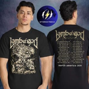 Lamb Of God Merch North America Tour 2026 Visual Void Tour Dates Two Sided Unisex T-Shirt