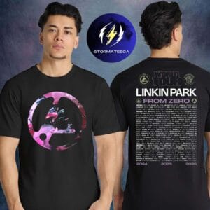Linkin Park Brisbane From Zero Australia New Zealand Tour On March 3 2026 Exclusive Merch City Date Two Sided Unisex T-Shirt